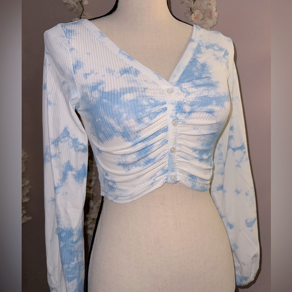 Cute Tie Dye Crop Top - Picture 2 of 5